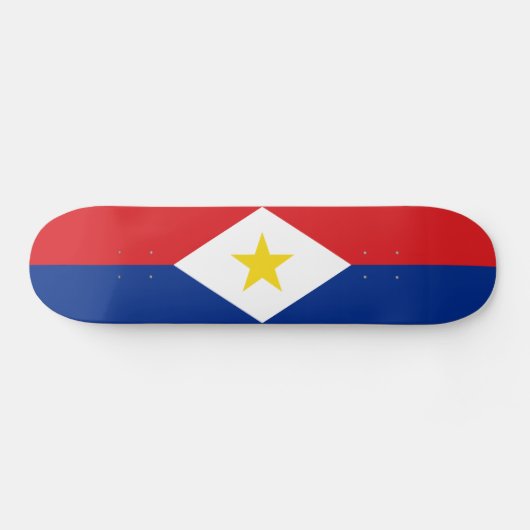 Saba Flag Persoonlijk Skateboard (Horizontaal)