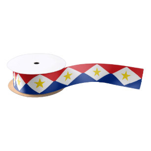 Saba Flag Satijnen Lint