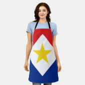 Saba Flag Schort (Gedragen)