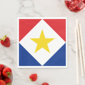 Saba Flag Servet (Insitu)