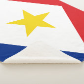 Saba Flag Sherpa Deken (3/4)