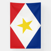 Saba Flag Spandoek (Verticaal)