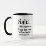 Saba Hebreeuws Opa Definitie Joodse Chanoeka Gif Mok<br><div class="desc">Saba Funny Chanoeka Deinition Shirt</div>