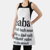 Saba Hebreeuws Opa Definitie Joodse Chanoeka Gif Schort (Insitu)