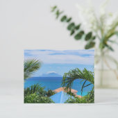 Saba in de verte briefkaart (Staand voorkant)