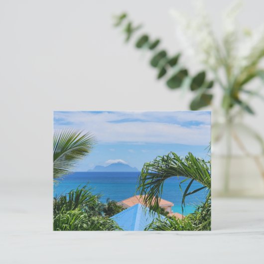 Saba in de verte briefkaart (Staand voorkant)