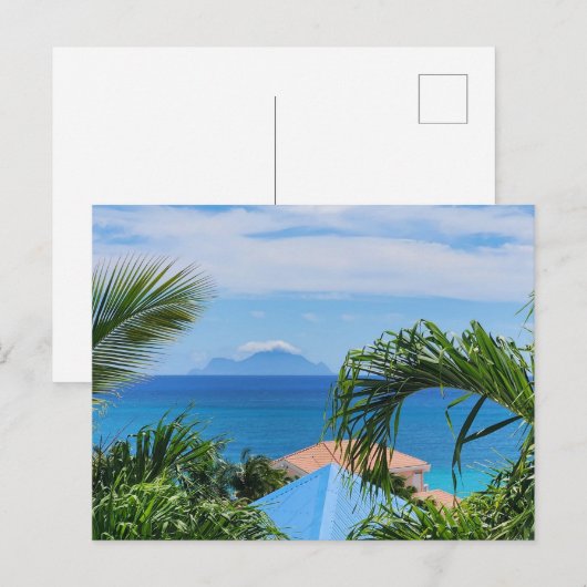 Saba in de verte briefkaart (Voorkant / Achterkant)