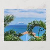 Saba in de verte briefkaart (Voorkant)