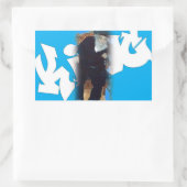 Saba King Sticker Rechthoek (Tas)