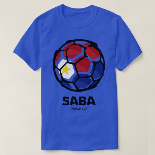 Saba Landenvlag T-shirt (Design voorkant)