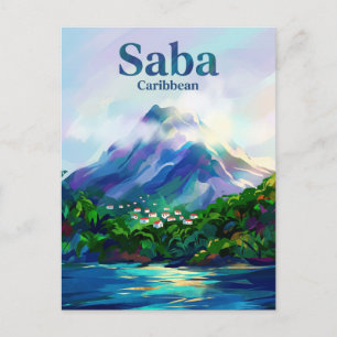 Saba Nederland Briefkaart