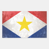 Saba Rechthoekige Sticker (Voorkant)