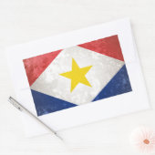 Saba Rechthoekige Sticker (Envelop)