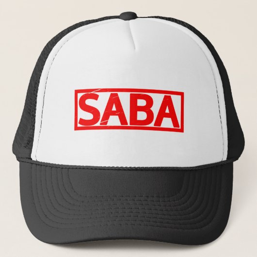 Saba Stamp Trucker Pet (Voorkant)