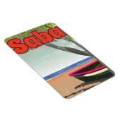 Saba vintage-poster. magneet (Rechterzijde)