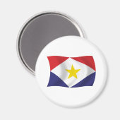 Saba Vlag Magneet (Voorkant / Achterkant)