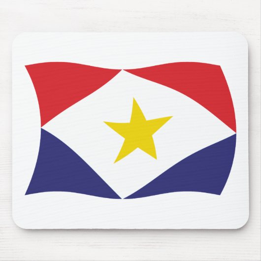 Saba Vlag Muismat (Voorkant)