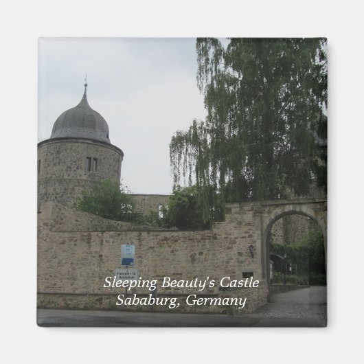 Sababurg - Slaapend Beauty Castle Magneet (Voorkant)