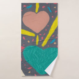 Sabadhandelsdoekenset 'Liefde vieren' Bad Handdoek