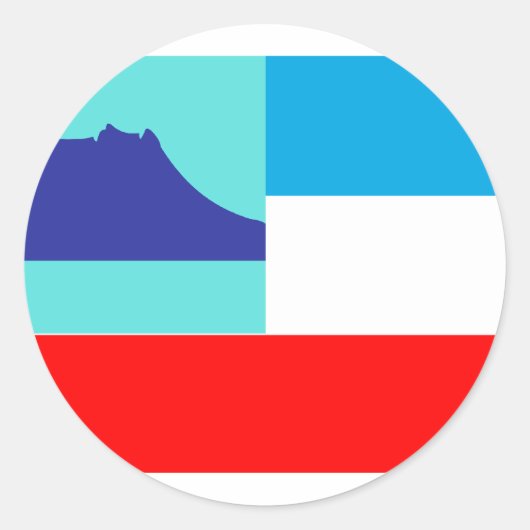 Sabah, Maleisië Ronde Sticker (Voorkant)