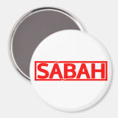 Sabah Stamp Magneet (Voorkant / Achterkant)