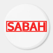 Sabah Stamp Magneet (Voorkant)