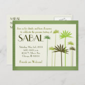 SABAL : Chicago Presentatie Briefkaart (Voorkant / Achterkant)