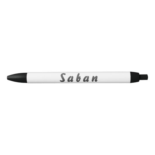 Saban Kugelschreiber Zwarte Inkt Pen (Voorkant)
