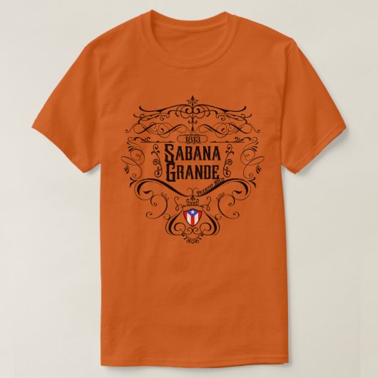 Sabana Grande  ontwerp 1 T-shirt (Design voorkant)