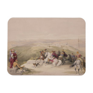 Sabaste, antieke Samaria, 17 april 1839, bord 4 Magneet