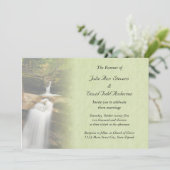 Sabbaday Herfsten bruiloft uitnodiging (Staand voorkant)