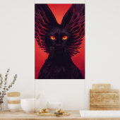 Sabbat De Sorcerer - Black Cat Poster Print (Keuken)