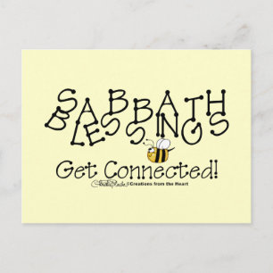 Sabbath Blessings Get Connected Briefkaart