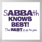 SABBAth Knows Best Poster (Voorkant)