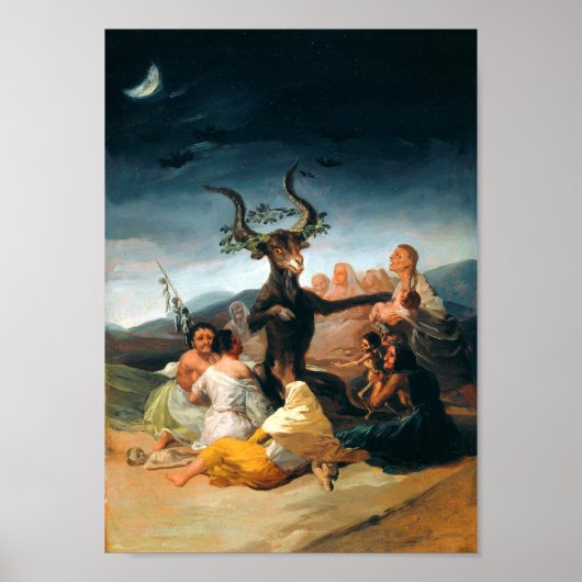 Sabbath Of Witches Francisco Goya Poster (Voorkant)