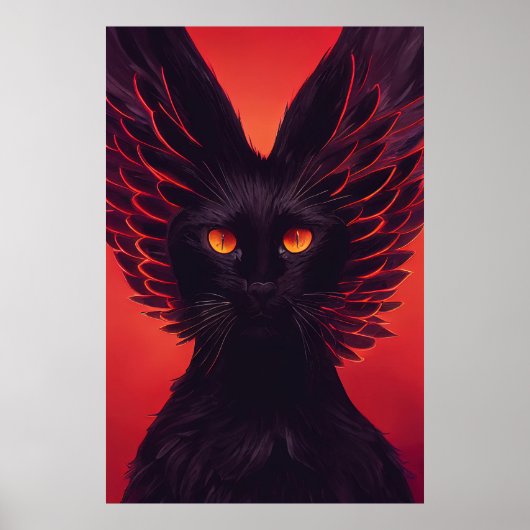Sabbath The Sorcerer - Posterprint Zwarte Kat Poster (Voorkant)