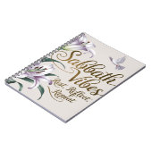 Sabbath Vibes Notitieboek (Linkerzijde)