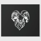 Sabbatic Baphomet Goat Evil Satanic Cadeaupapier (Vlak)