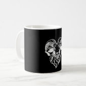 Sabbatic Baphomet Goat Evil Satanic Koffiemok (Voorkant links)