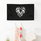 Sabbatic Baphomet Goat Evil Satanic Spandoek (Insitu)