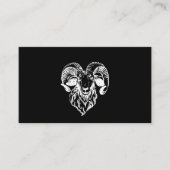 Sabbatic Baphomet Goat Evil Satanic Visitekaartje (Voorkant)