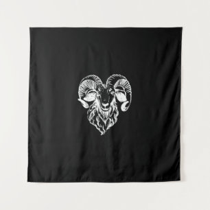 Sabbatic Baphomet Goat Evil Satanic Wandkleed