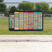 Sabbatical & Jubilee Charts Bijgewerkt 2024 Spandoek (Insitu)