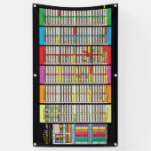 Sabbatical & Jubilee Charts Bijgewerkt 2024 Spandoek (Verticaal)