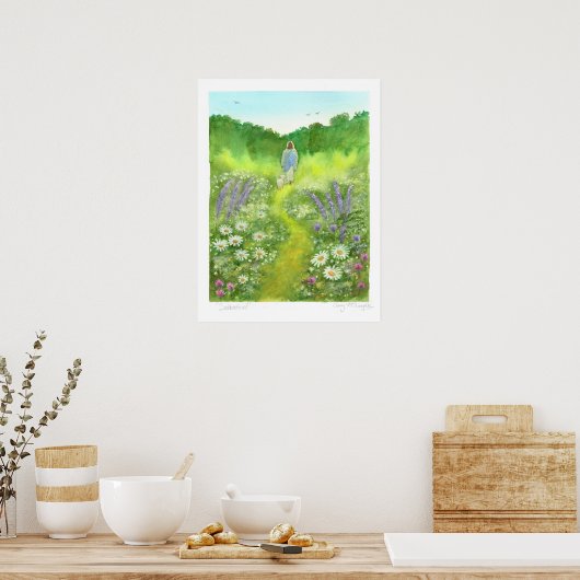 "Sabbatical" Kunstwerk van Jenny McLaughlin Poster (Keuken)