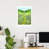 "Sabbatical" Kunstwerk van Jenny McLaughlin Poster (Thuiskantoor)