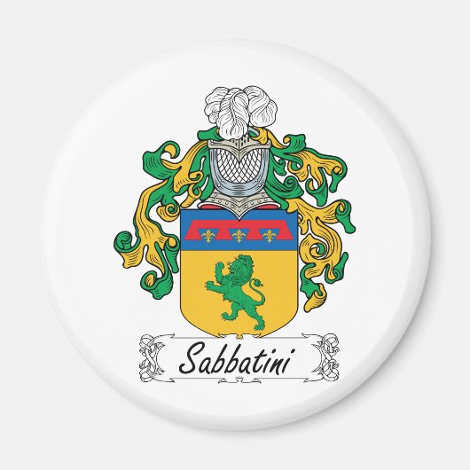 Sabbatini Familie Crest Magneet (Voorkant)