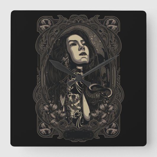 Sabda Alam Vierkante Klok (Voorkant)