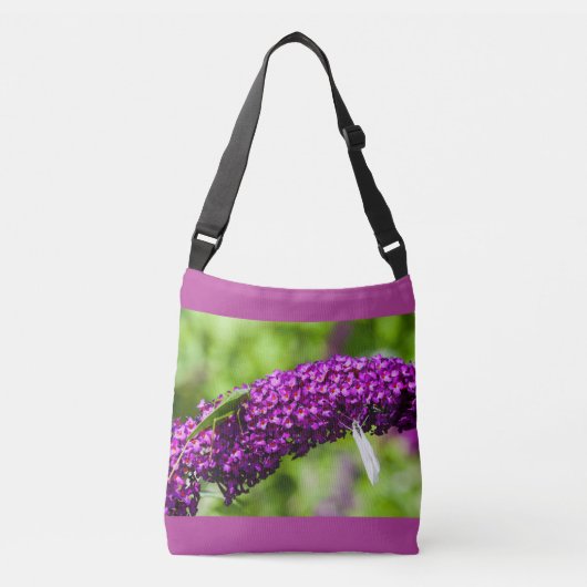 sabelsprinkhaan energie crossbody tas (Voorkant)