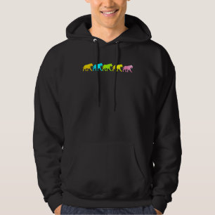 Sabeltand Tijger Kat Uitgestorven Prehistorisch Di Hoodie